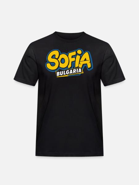 Souvenir Sofia Bulgaria - Men's Workwear T-Shirt - black