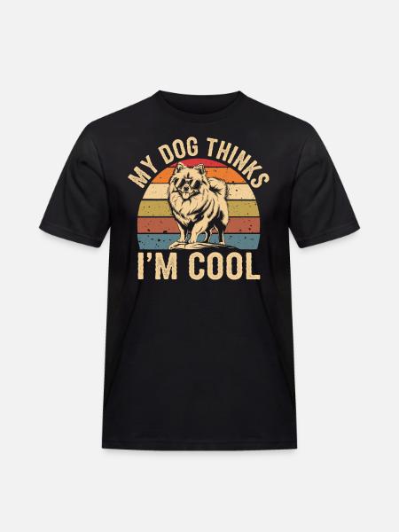 Pomeranian Dog Pomeranian - Men's Workwear T-Shirt - black