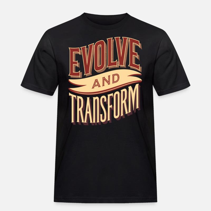 Evolve and Change: Inspiring - Men's Workwear T-Shirt - black
