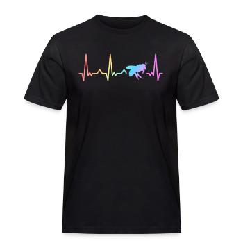 Abeilles, apiculteurs, apiculteurs - T-shirt Workwear homme - noir - Devant - AI Model Male 178 light (178cm)