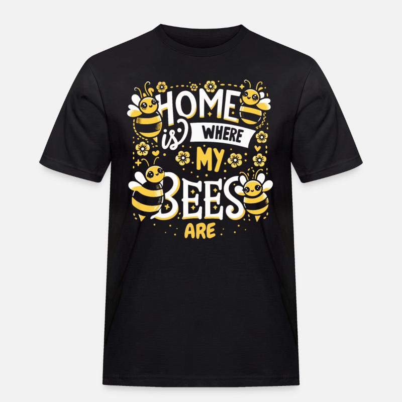honey bee, beekeeper, bee, bee - Men's Workwear T-Shirt - black