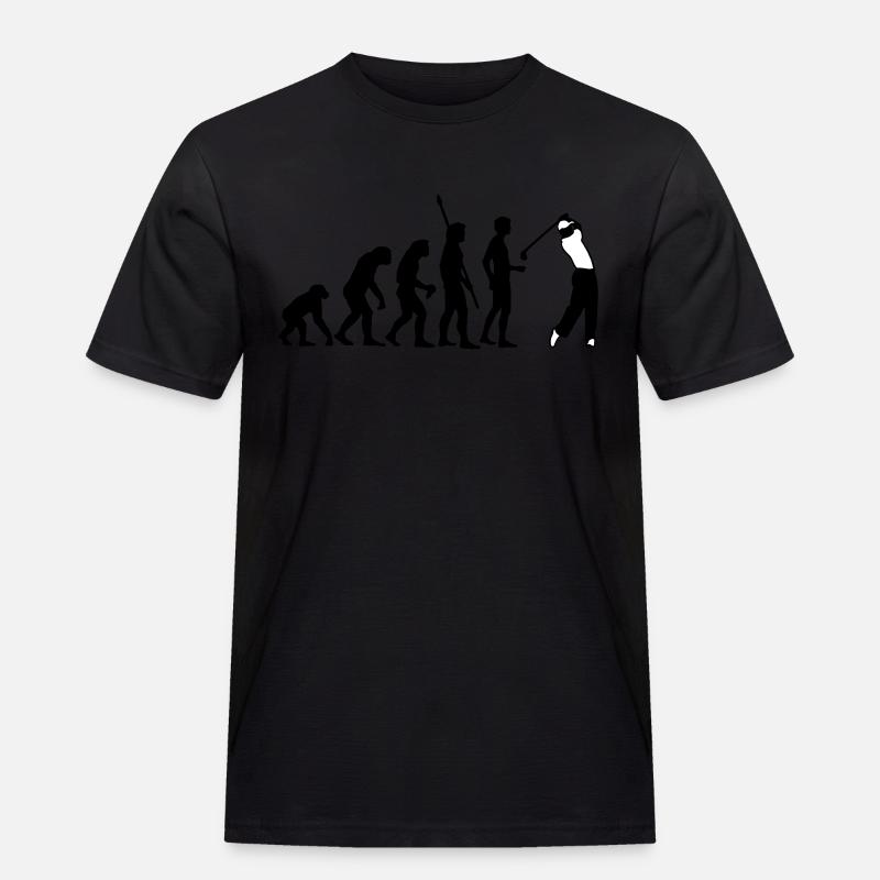 evolution_golf_b_2c - T-shirt Workwear homme - noir