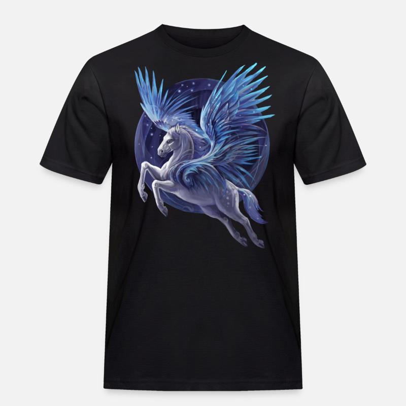 Pegasus - Männer Workwear T-Shirt - Schwarz