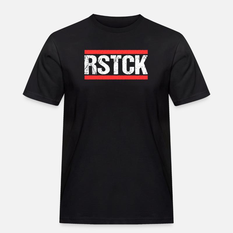 Rostockerin Rostocker Rostock - Männer Workwear T-Shirt - Schwarz