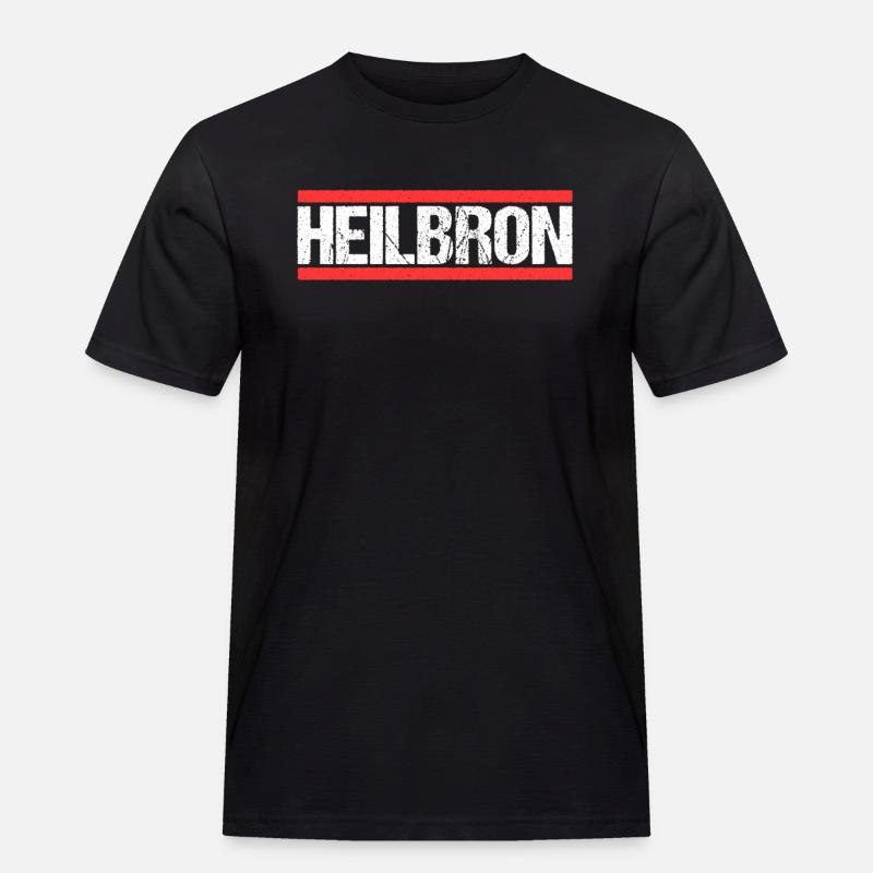 Heilbronnerin Heilbronner Heilbronn - Männer Workwear T-Shirt - Schwarz