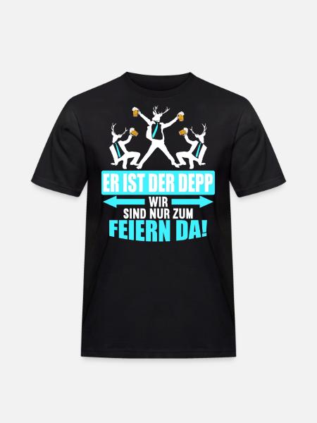 Junggesellenabschied Poltern Polterabend JGA - Männer Workwear T-Shirt - Schwarz