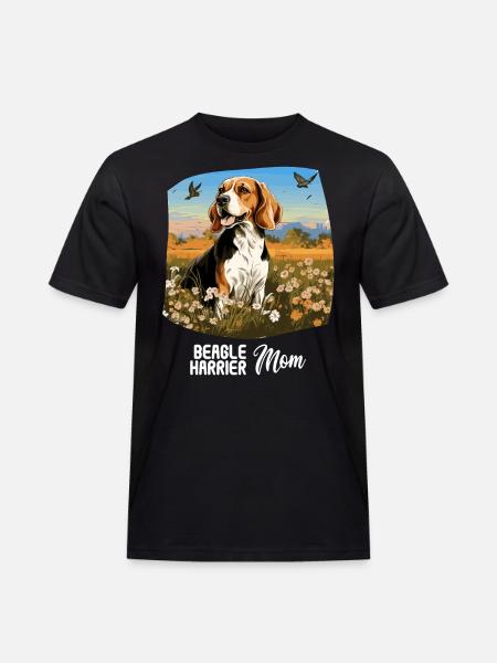 Dog Beagle Harrier - Men's Workwear T-Shirt - black