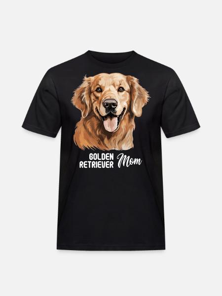 Dog Golden Retriever - Men's Workwear T-Shirt - black