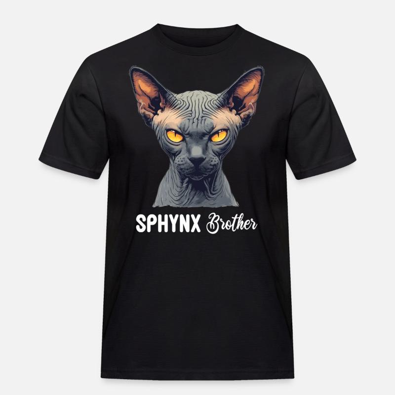 Sphynx Kätzchen Sphynx Katze - Männer Workwear T-Shirt - Schwarz