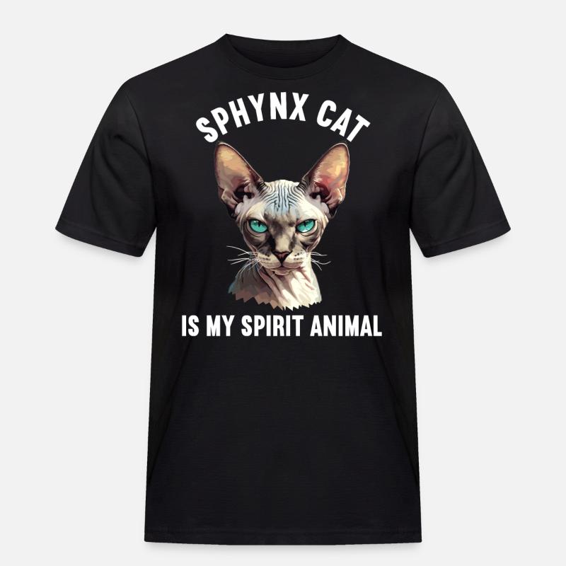 Sphynx Kitten Sphynx Cat - Men's Workwear T-Shirt - black