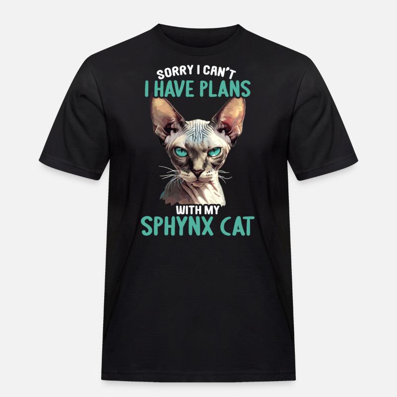 Chaton Sphynx Chat Sphynx - T-shirt Workwear homme - noir