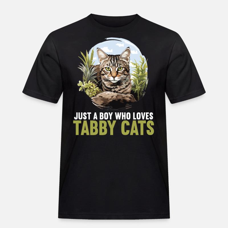 Tabby Kätzchen Tabby Katze - Männer Workwear T-Shirt - Schwarz