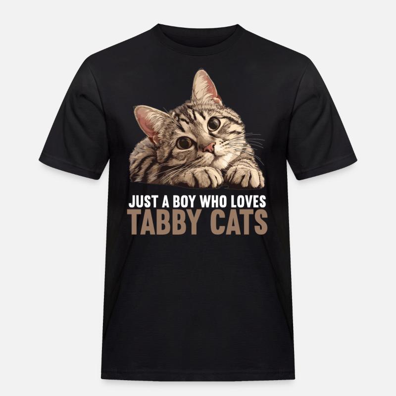 Tabby Kätzchen Tabby Katze - Männer Workwear T-Shirt - Schwarz