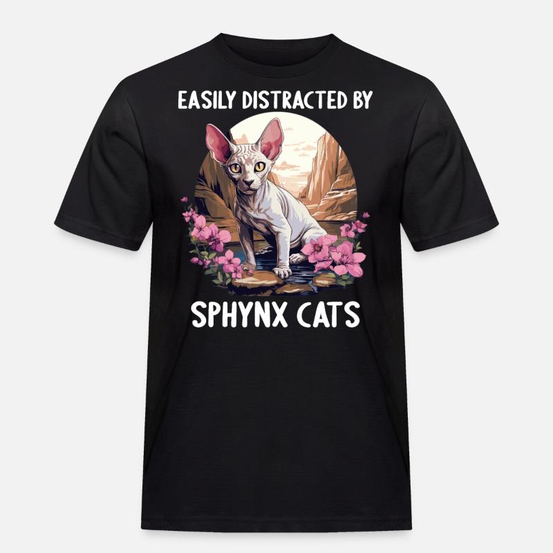Sphynx Kätzchen Sphynx Katze - Männer Workwear T-Shirt - Schwarz