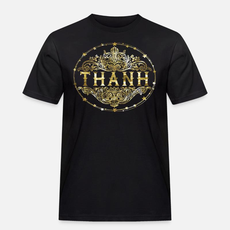 Thanh - Männer Workwear T-Shirt - Schwarz