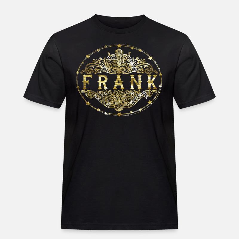 Frank - Männer Workwear T-Shirt - Schwarz