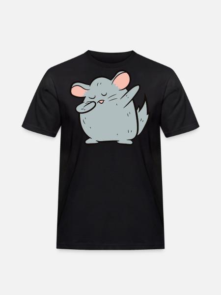 Chinchilla - Dab, dabbing, dancing - Men's Workwear T-Shirt - black