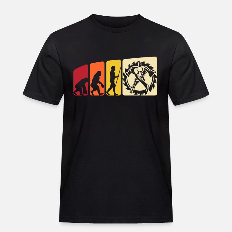 Zimmermann Evolution carpenter - Men's Workwear T-Shirt - black