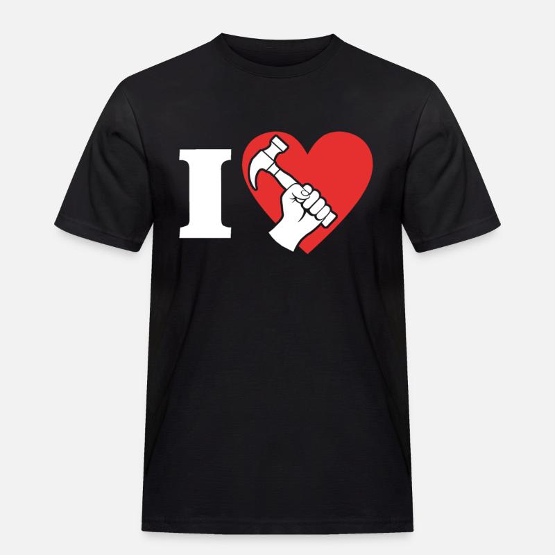 Carpenter Dear carpenters - Men's Workwear T-Shirt - black