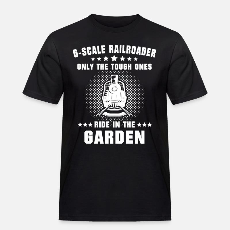 Gartenbahn Modellbahn Spur G - Männer Workwear T-Shirt - Schwarz