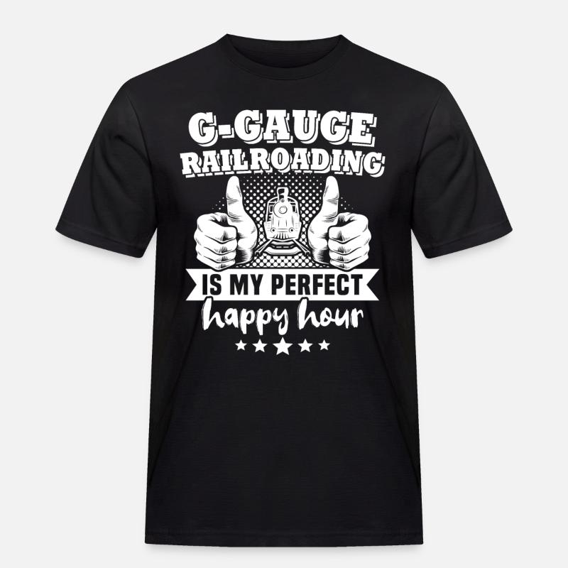 Gartenbahn Spur G Modelleisenbahn - Männer Workwear T-Shirt - Schwarz