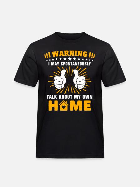 Homeowner New Home - Men's Workwear T-Shirt - black