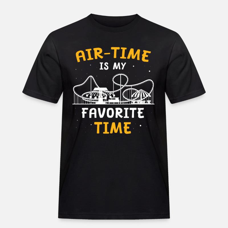 Achterbahn Roller Coaster - Männer Workwear T-Shirt - Schwarz