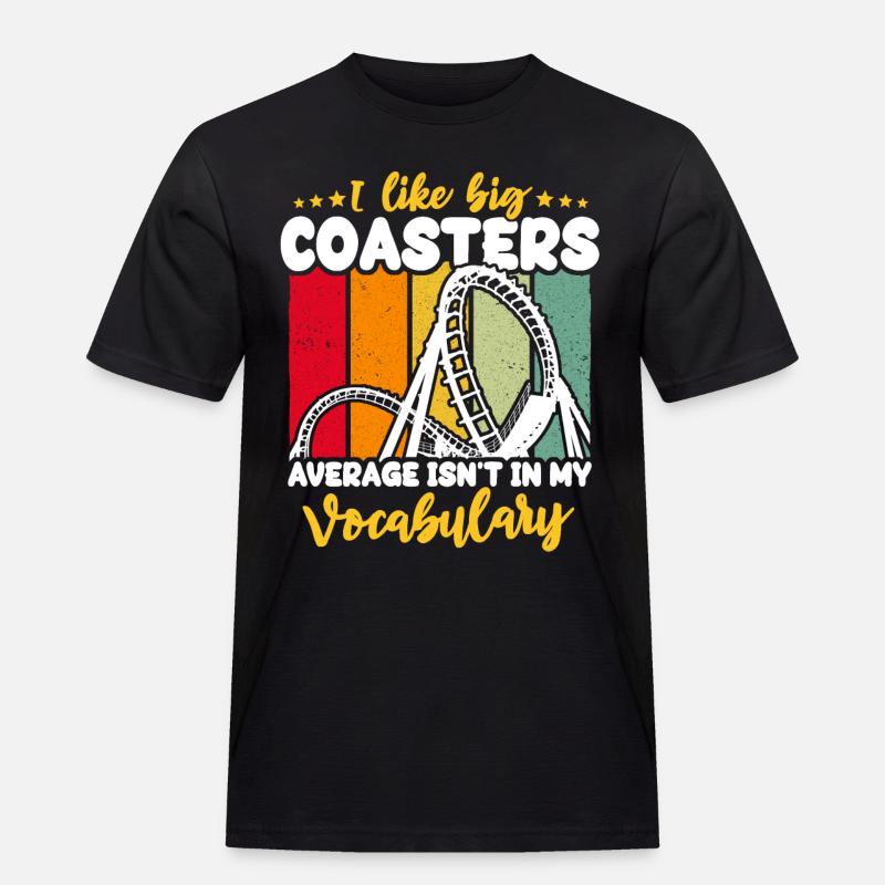 Roller Coaster Roller Coaster Riders - Men's Workwear T-Shirt - black