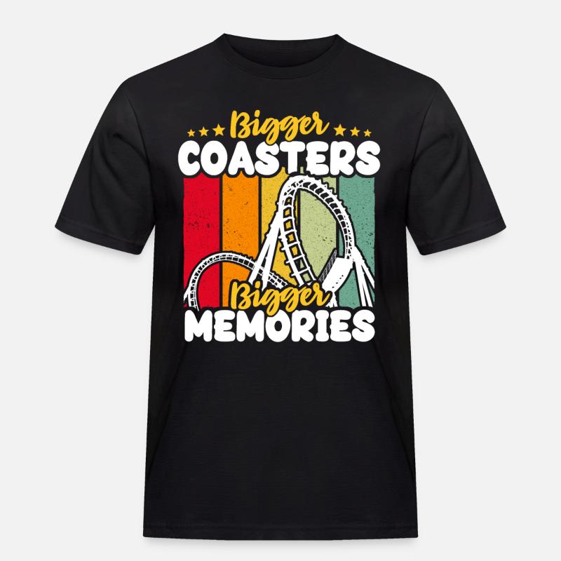 Roller Coaster Roller Coaster Riders - T-shirt Workwear homme - noir