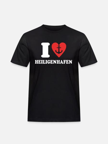 J’aime Heiligenhafen Chers Heiligenhafeners - T-shirt Workwear homme - noir