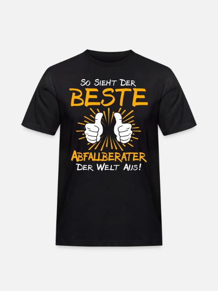 Abfallberater Geschenkidee - Männer Workwear T-Shirt - Schwarz