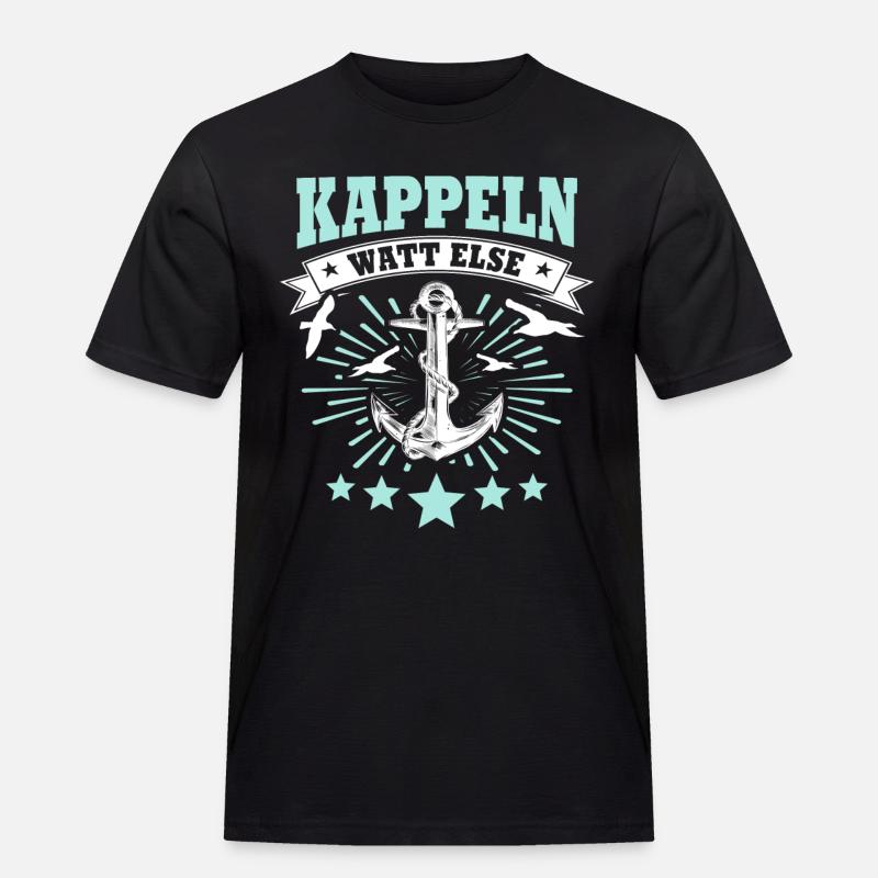 Kappeln Kappelner - Männer Workwear T-Shirt - Schwarz