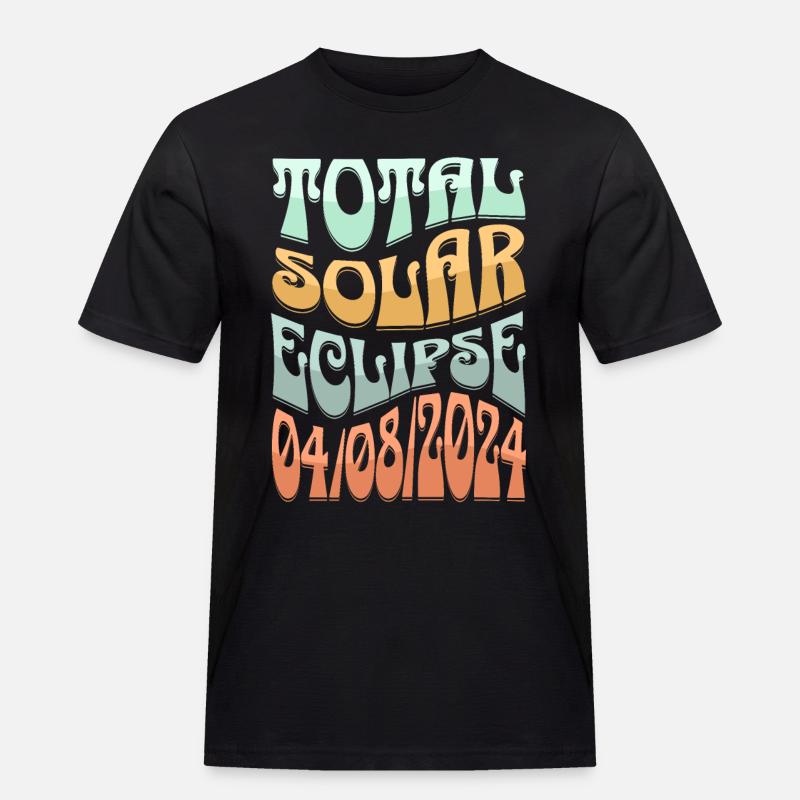 Solar eclipse - Men's Workwear T-Shirt - black