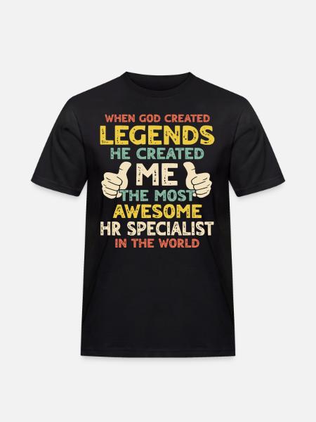 HR Specialist - Men's Workwear T-Shirt - black
