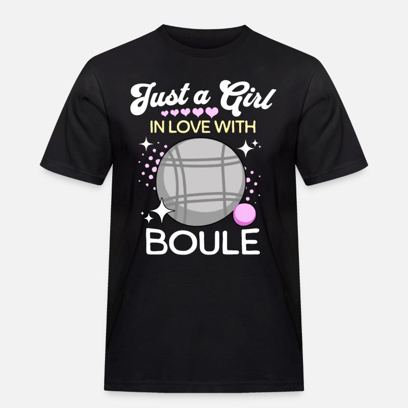 Boule Mädchen - Männer Workwear T-Shirt - Schwarz