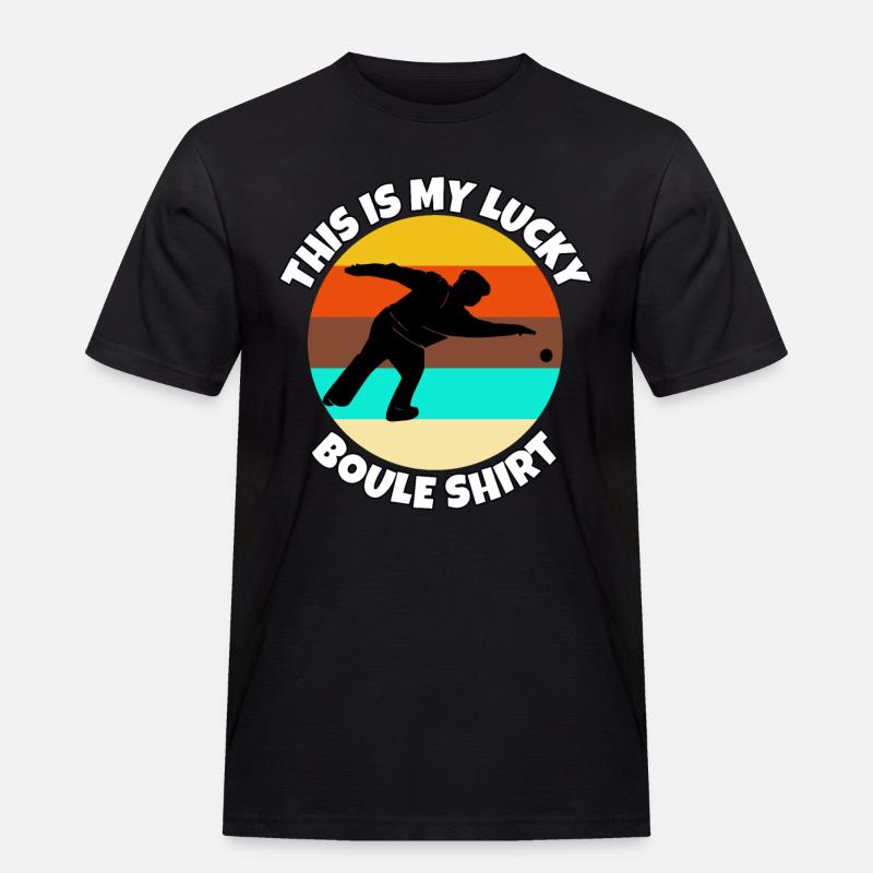 Boule - Männer Workwear T-Shirt - Schwarz