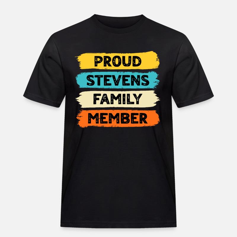 Stolzer Stevens - Männer Workwear T-Shirt - Schwarz