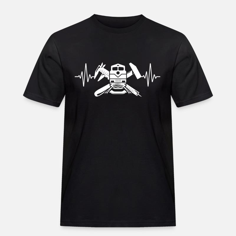 Wagon Master Train Technician - Men's Workwear T-Shirt - black