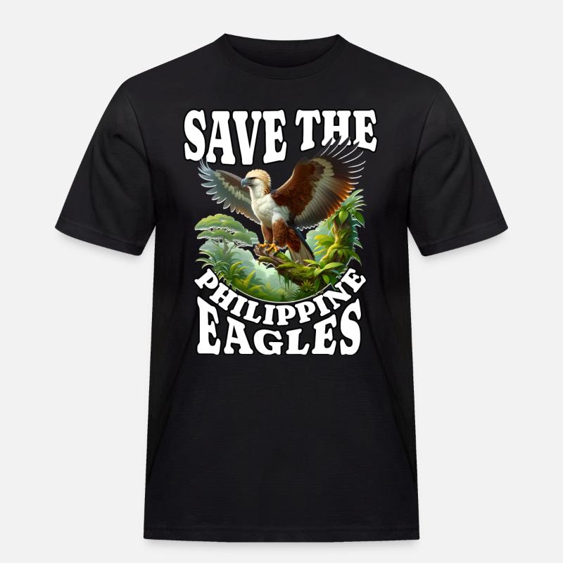 Monkey Eagle - Men's Workwear T-Shirt - black
