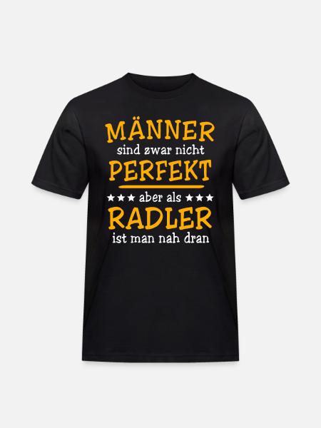 Radler Fahrrad Radeln - Männer Workwear T-Shirt - Schwarz