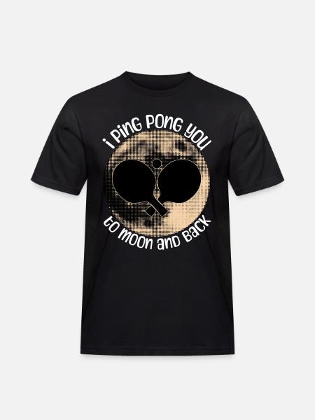 Ping Pong Table Tennis - Men's Workwear T-Shirt - black