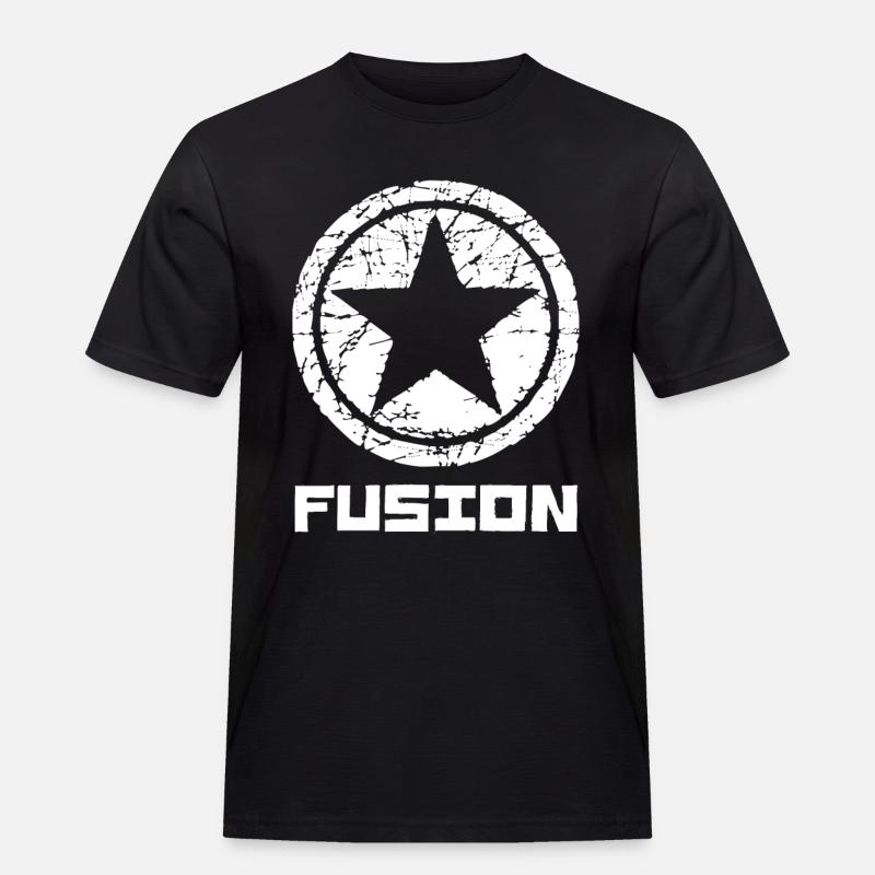 Fusion - Männer Workwear T-Shirt - Schwarz