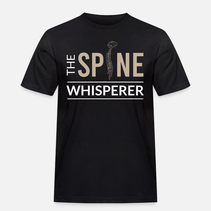 Physiotherapie - Männer Workwear T-Shirt - Schwarz
