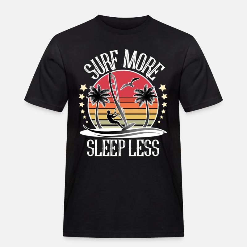 Windsurfing Windsurfer Windsurf - Men's Workwear T-Shirt - black
