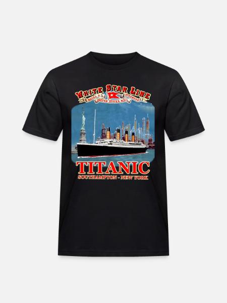 TITANIC skapelse Louis RUNEMBERG © Adagp - Arbets-T-shirt herr - svart