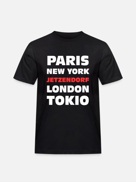 Jetzendorf Bavaria funny - Men's Workwear T-Shirt - black