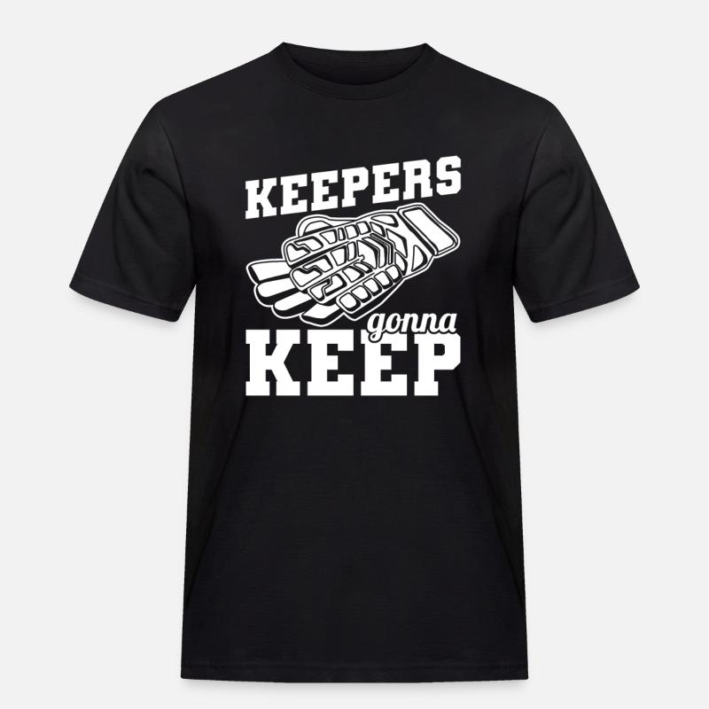 Torhüter Fußball - Männer Workwear T-Shirt - Schwarz