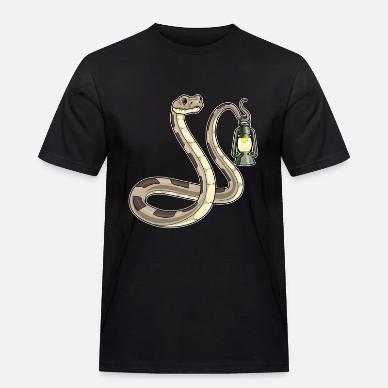 Snake Lantern - Men's Workwear T-Shirt - black