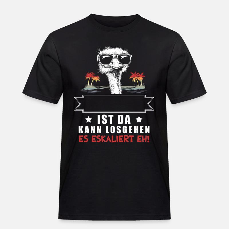 It's escalating anyway! Name Customizable Bouquet - Men's Workwear T-Shirt - black