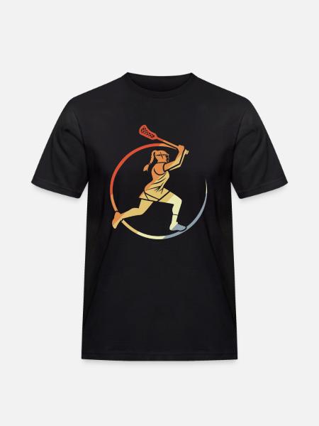 Women's Lacrosse - Men's Workwear T-Shirt - black
